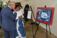 Sri Lankan artist gives King Charles III a Commonwealth made in sunlight