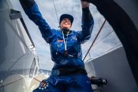 Team Francesca Clapcich Powered by 11th Hour Racing crosses the startline of The Ocean Race Atlantic
