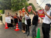 Global diaspora protests target Thai embassies over normalization with Myanmar regime