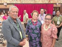 Amata in Palau for PIF Meetings with Leaders