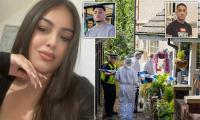Pictured: Mother accused of murdering her newborn with boyfriend's family as court hears baby girl was 'stabbed 15 times' at Sheffield home and dumped in outhouse