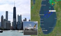 Airplane frantically dumps fuel over Lake Michigan after suffering dual autopilot failure following takeoff at Chicago airport