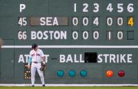 Seattle uses two 4-run innings to down Red Sox