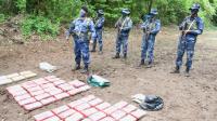 The Nicaraguan Army seized 1,381 kilos of drugs in the last year