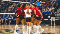 Three Takes as Nebraska Volleyball Sweeps South Dakota State