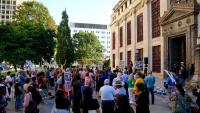 Activists host vigil in Columbus in honor of Pierre Bel, Haitian student