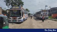 Dhaka-Jamalpur bus services suspended over attack on transport workers after accident