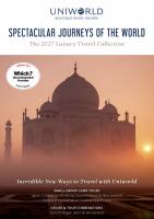 Uniworld launches Spectacular Journeys of the World 2027 Collection