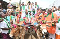 ‘Ballari Chalo’ padyatra enters third day; BJP targets govt over Dalit welfare, farmers’ suicides
