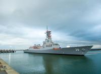 Australia's HMAS Hobart back in water following major upgrade milestone