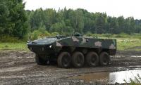 Armored Vehicle In Finland Remote Controlled From Japan In Patria Trial
