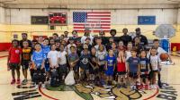 Basketball Camp with Christain Taylor aboard Marine Corps Logistics Base Barstow, California, August 1.