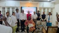 Nyarkotey Obu Honoured for Pioneering African Naturopathy in India