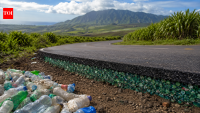 Hawaii put 195,000 plastic bottles’ worth of recycled plastic into Fort Weaver Road in 2022, but the experiment came with a hidden environmental question