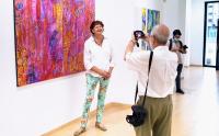 Danish artist, Birgitte Mellentin, brings a world of colour from Alhaurin studio to Malaga