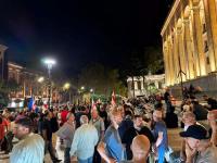 Participants of the continuous protests in Tbilisi demanded change