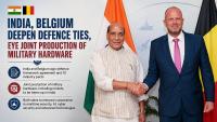 India, Belgium Deepen Defence Ties, Sign Pacts For Joint Production Of Military Hardware