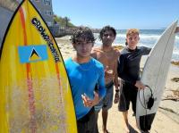 Surf’s up for Team Saint Lucia in El Salvador