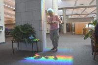 Solar spectrum artist brings rainbow hues to Southern Oregon libraries