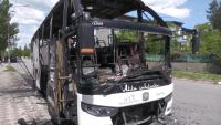 Ukrainian Drone Targets Passenger Bus in Donetsk