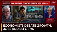 Challenges Facing Economy, Employment Trends And UPA Versus NDA Economic Track Record Debated