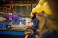 UK Shipbuilding and RFA Mark Milestone as Keel is Laid for Support Vessel