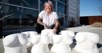 Art exhibit designed to start conversations about breast health