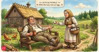 Lithuanian Proverb of the Day: 'Offer the lazy man an egg, and he’ll want you to..'-A humorous Lithuanian saying offers a sharp lesson about laziness and personal responsibility
