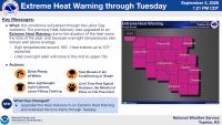 Extreme heat warning in effect for Lawrence, parts of Kansas