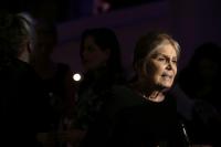 New York Shines In Pink For Gloria Steinem