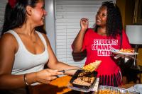 An opportunity for students to meet one another and learn about a new culture