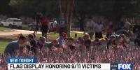 Bob Jones University students place flags out ahead of 9/11 anniversary
