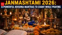 Janmashtami 2026: 8 Powerful Krishna mantras to chant while praying