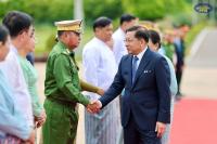 World Associated Press Myanmar's Min Aung Hlaing visiting Vietnam as he seeks to normalize relations with ASEAN