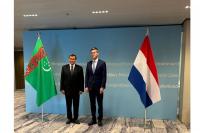 Meeting of the Foreign Ministers of Turkmenistan and the Netherlands held in the Hague