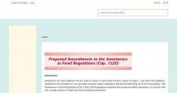 Government Launches Consultation on Sweeteners Regulation Amendments to Enhance Food Safety Standards