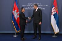 Đurić Confers with Special Envoy of the Prime Minister and Deputy Prime Minister of the Kingdom of Cambodia