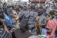 WATCH | Police officer injured during March and March ‘clean-up’ operation