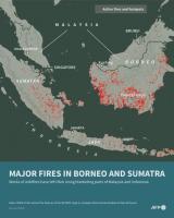 Volunteers fight uphill battle against Indonesian fires