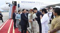 Myanmar leader visits Vietnam on diplomatic tour