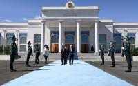 Tokayev sees off Lao President at Astana Airport