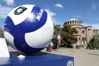 Giant Volleyball Installed in Central Sofia as Countdown to EuroVolley 2026 Begins