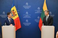 PHOTO // Lithuania’s foreign affairs minister says Moldova ready to open remaining negotiation clusters, Lithuania strongly supports accelerating this process
