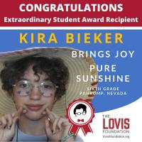 Pahrump student wins non-profit recognition award