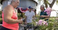 Iowa agriculture secretary visits Hillsdale Lily Garden as agritourism takes root