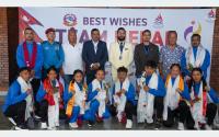 Nepali Karate Team Departs for 20th Asian Games Preparation in Japan