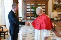 Pope receives Latvian President Edgars Rinkēvičs