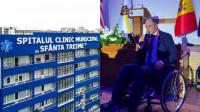 (VIDEO) Ion Ceban, in a wheelchair, at the anniversary celebration of the “Holy Trinity” Hospital