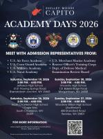 Senator Shelley Moore Capito’s office hosting Academy Day 2026 in Beckley on September 27