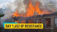 Day 1,652: Russia launches continuous aerial attacks on Kyiv and Odesa